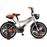 Ümit Tiger 20 Jant Erkek Çocuk Bisikleti 2045 (115-140 cm Arası Boy) - Gri - Turuncu