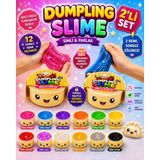 Ümit Toys Dumpling Slime Simli 2'li - Çin Mantısı Şeklinde Renkli Slime Oyuncağı - Sürpriz Renkler - +3