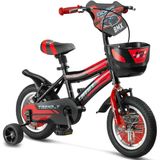 Ümit Trend-Y 14 Jant Erkek Çocuk Bisikleti 1402 (90-110 cm Arası Boy) - Siyah - Kırmızı - Gri