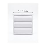 ÜMİTAVM Banyo Soğuk Hava Ve Koku Kesici Çekvalfli Kapak - Arkası Ayarlanabilir (9-14 Cm Borulara Uyumlu)