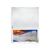 Umix Şeffaf Poşet Dosya 4500 Adet 45 Paket