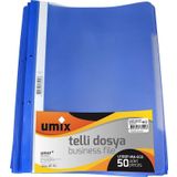 Umix Telli Dosya A4 Mavi U1180P-Ma-Eco (50 Li Paket)