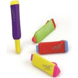 Umix Y-Plus Candy 4 Parça Ayarlı Silgi Karışık Renkli Kırtasiye Ürünü Ölçülerle