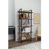 UmkaHome 5 RAFLI KİTAPLIK EKOMİS 150 CM KİTAPLIK , DEKORATİF ZARİF KİTAPLIK UMKAHOME-313