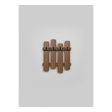 UMN DECOR Modern Ahşap Çit Duvar Tipi Elbise Askılığı - Dekoratif Portmanto Askılık - Antre Askısı