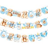 umoni Oyuncak Ayı Bebek Duş Afişi Oyuncak Ayı Bebek Duş Süslemeleri Bearly Bekleyebiliriz Doğum Günü Partisi Süslemeleri Oyuncak Ayı Temalı Çelenkler Bir Boy için Süslemeler Oyuncak Ayı Bebek Duş