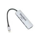 UmoTech 5in1 Type-c to USB Hub 5 Port Çoklayıcı Laptop Macbook Air için Uyumlu Çoğaltıcı USB 3.0/HDMI/TYPE-C