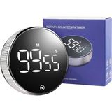 UmoTech Dijital Zamanlayıcı Mutfak ve Ders İçin LED Ekranlı Mıknatıslı 99 Dakika 59 Saniye Kronometre