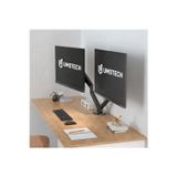 Umotech Dual Monitör Tutucu 17-32" Çift Kol Monitör Tutucu 2-9 Kg Amostisörlü Vesa Monitör Standı