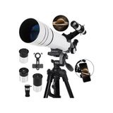 Umotech Profesyonel 333X Astronomik Gökyüzü Ay Doğa Teleskobu Tripod Telefon Tutucu Ay+Güneş Filtresi