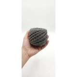 UMRA collection Penye ip (5 adet her biri 100 gram) koyu gri simli