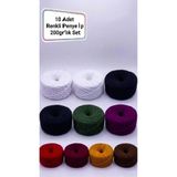 UMRA collection Penye ip set-Toplam 10 Adet / Her Biri ~200 gr-örgü seti