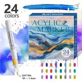Ümraniye Hobi Sanat Art Walker Akrilik Marker Kalem Seti 24 Renk