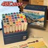 Ümraniye Hobi Sanat Art Walker Akrilik Marker Kalem Seti 48 Renk