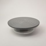 Ümraniye Hobi Sanat Metal Döküm Döner Seramik Tablası Turnet 18 x 13 cm