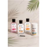 Umreci Anne Eko Kozmetik Set | Kokusuz İhram Seti / Güneş Kremi, Pişik Kremi, Pudra, Gülsuyu, Tavaf Tesbihi