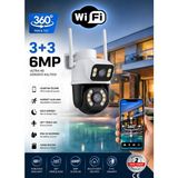 Umsn Wi-Fi Smart Kamera 360° Dönüş, Insan Takibi - Dinle/konuş