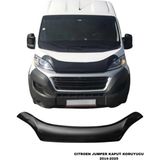 UmTech Citroen Jumper 2014-2025 Kaput Rüzgarlığı Koruyucu Siyah Kaput Koruma Aksesuarı