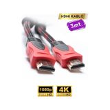Umur 3 Metre Hdmi Kablo Full Hd Tv Monitör Uydu Alıcısı Pc Uyumlu Hdmı Kablosu