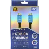 UMUR HDTV Premium Yüksek hızlı 4K Ultra HD HDMI 2.0 Ses ve Görüntü Kablosu 1.5 Metre