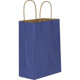 umur karton hediye çantası 12x32x40cm lacivert esmer kraft 90 gram 30012884 (50 li paket) - Yok