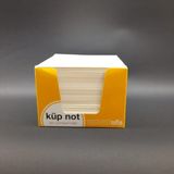 Umur Küp Not Kağıdı 550 Yaprak Krem Renk 8,5 cm x 8,5 cm Göz Yormayan Düz Desen