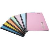 Umur My Note A4 96 Yaprak(2 Kareli + 2 Çizgili ) Spiralli Defter Flex Pastel (4 Adet)