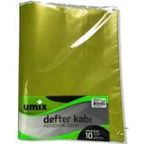 Umur Umix Hazır Defter Kabı A4 10Lu Sarı - 2 paket