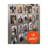 Umurcraft Kişiye Özel Resimli Fotoğraflı Hediyelik Süs Buzdolabı Magneti 6X9 Cm. 18 Adet