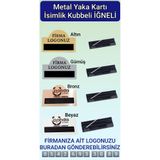 umurcraft Personel yaka isimliği metal KUBBELİ İĞNELİ 10 ADET