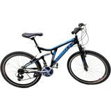 Umut 26 Jant Çift Amortisör W Jant Shimano Mekanizma 21 Vites Bisiklet - Mavi