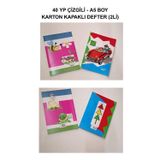 Umut A5 Boy 40 Yaprak Çizgili Okul Defteri, Karton Kapaklı (2 Adet)
