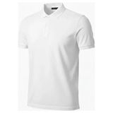Umut Ayakkabı Erkek Pike Kumaş Düğmeli Yaka Regular Fit Günlük Kısa Kol Tişört T-Shirt - Be - XL - Beyaz
