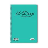 Umut Defter U-Deep 60 Yaprak A4 Çizgisiz Plastik Kapak Spiralli Defter 21*29,7 Cm - 1 Adet Set