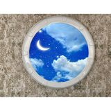 Umut Gergi Tavan hazır Gergi Tavan Ledli Dekorasyon 75 cm HGT65 - 75 x 75 cm - Renkli