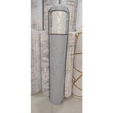 Umut Kılıf Halı Kılıf - Hurç, 4 M² Halı Için 180X40 Cm, Pvc Pencereli Halı Saklama ve Taşıma Torbası, Halı Ambalajı - Gri - 1 Adet