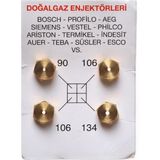 Umut Ticaret 50 Adet Doğalgaz Enjektör Ocak Takımı (Arcelik )Beko 7 mm