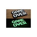 Umut's KARANLIKTA PARLAYAN Modern Game Over Kabartmalı Süs – Dekoratif Obje, Duvar & Masaüstü Aksesuarı,Hediye