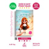 UMY Yayınları Derin ve Kayıp Piyano Tuşları - Okul Öncesi ve 1. Sınıf İsme Özel Okuma Kitabı