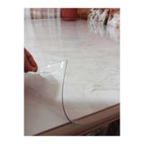 ÜN.F ŞEFFAF MASA ÖRTÜSÜ kalın 1.4 mm KAYMAZ SU GEÇİRMEZ Pvc MASA KORUYUCU