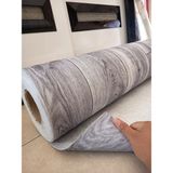 ÜN.K Parke Desenli Keçeli Muşamba Pvc Yer Muşambası Ahşap Gri Yer Zemin Döşemesi Yanmaz Soba Altı - 200 x 600