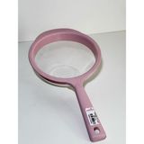 Un Süzgeci Plastik Saplı Süzgeç Bakliyat Un Şeker Süzgeci - Pembe - Seçenek 1 - Antrasit