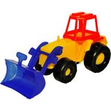 Ünak Kepçeli Plastik Traktör Dayanıklı Malzeme ile 13 cm Boy 27 cm Ebatlarında Eğlenceli Oyuncak