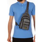 Ünal Çanta Body Bag Usb Çıkışlı Çapraz Göğüs Ve Sırt Çantası-qatro 2333 GRİ Orta Boy