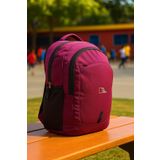 Ünal Çanta LOOP DESİGN OKUL SIRT ÇANTASI-LAPTOP SIRT ÇANTASI (YENİ SEZON) BORDO Büyük Boy