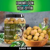 Ünal Edremit Yeşil Çizik Zeytin - 1 kg