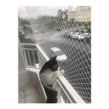 Ünal File 2,5 x 14 Metre Kalın Kedi Koruma Ağı Balkon Kedi Güvenlik Filesi Balkon Kapatma Ağı Kuş Önleme