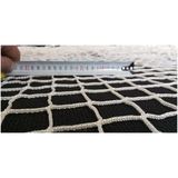 Ünal File Balkon Filesi 2 x 2 Metre Kalın Kedi Kilesi Montaj Malzemeli 3mm Çocuk Güvenlik Ağı Göz 4 cm - 1 Adet