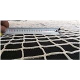 Ünal File Balkon Filesi 2 x 4 Metre Kalın Kedi Kilesi Montaj Malzemeli 3mm Çocuk Güvenlik Ağı Göz 4 cm - 1 Adet