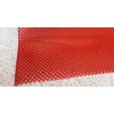 Ünal File Islak Zemin Matı Banyo Içi Önü Kaydırmaz Pvc Paspas Yolluk Petek Mat - 120 x 300 cm - Kırmızı